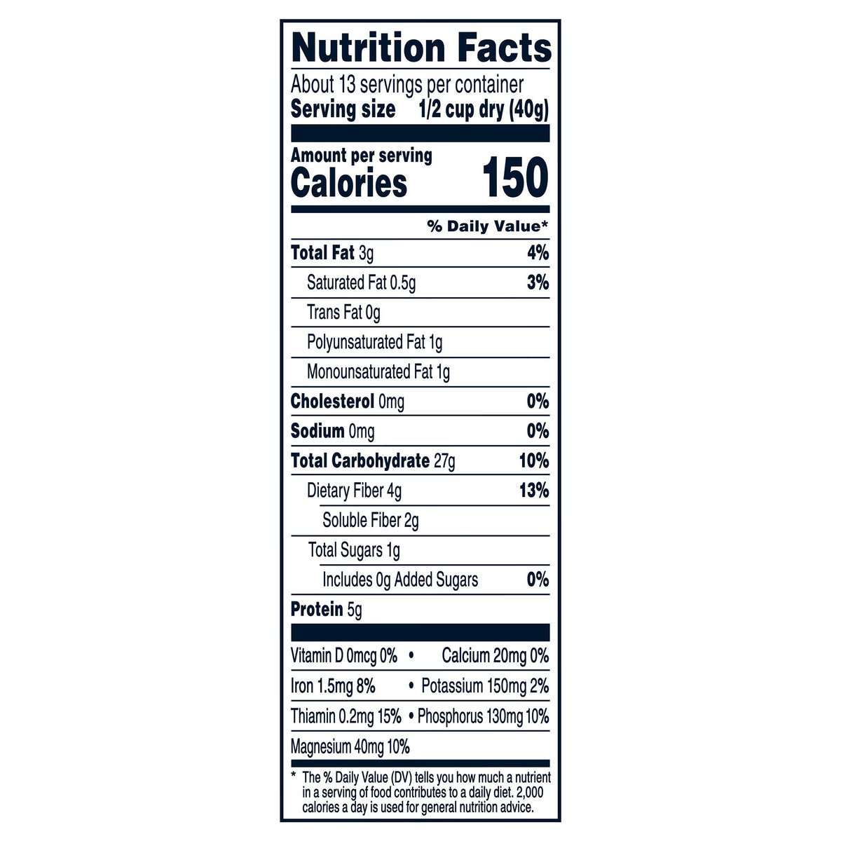 Quaker Whole Grain Oats Quick 1-Minute Oats 18 Oz