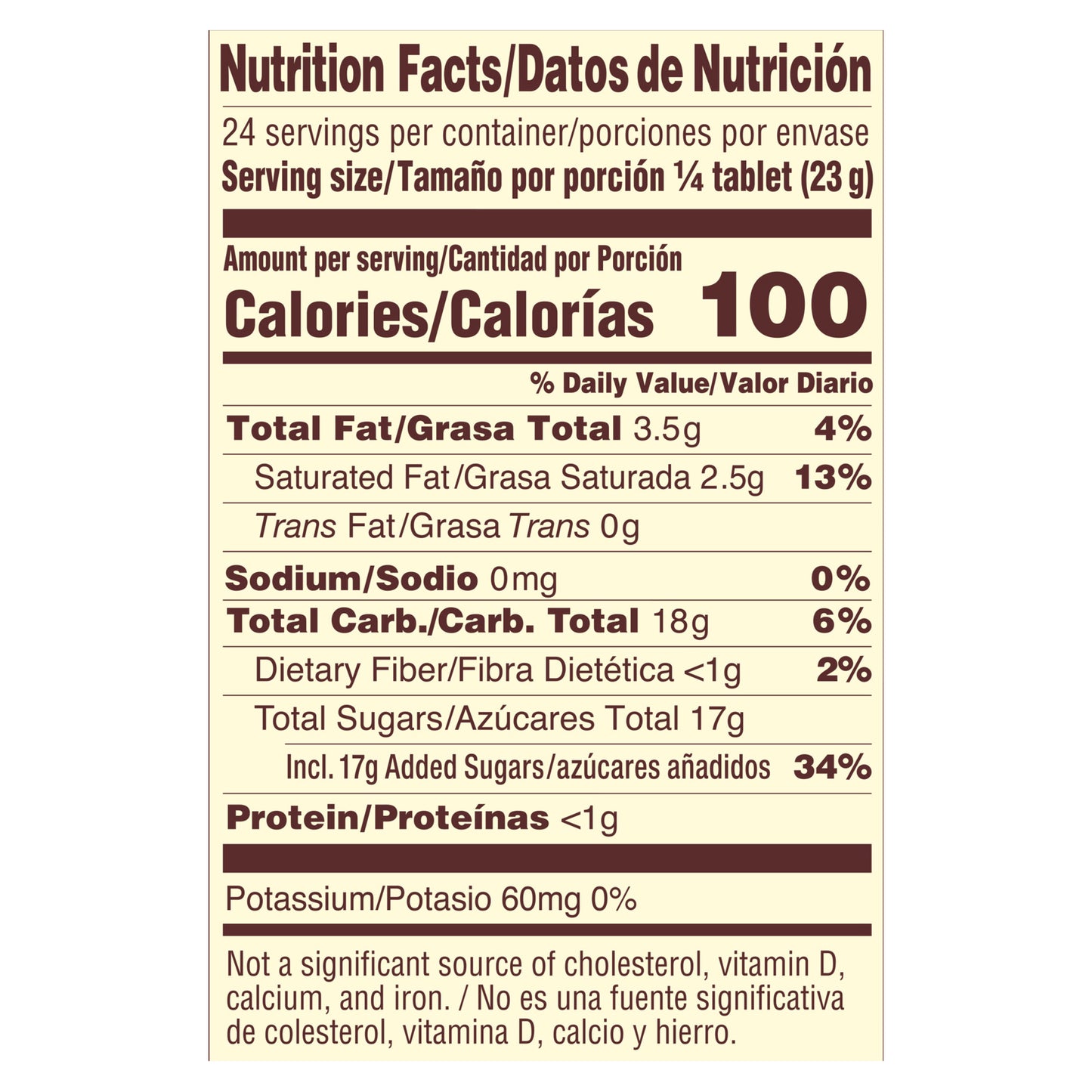 Tabletas de chocolate caliente mexicano auténtico Abuelita 19 oz (1.18 lb - 540 kg) Inglés-Español