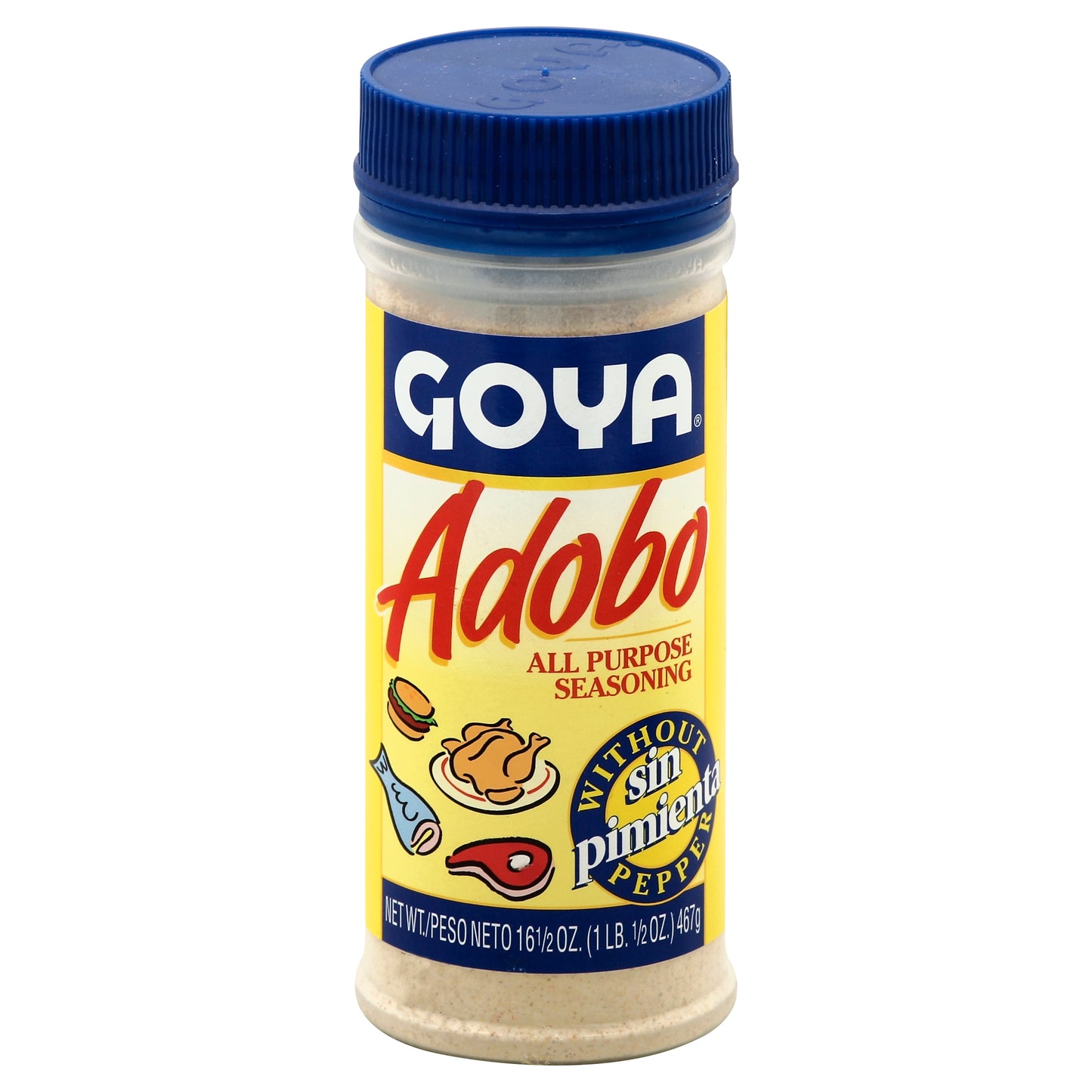 Condimento Goya de 16.5 oz - Sin pimientos