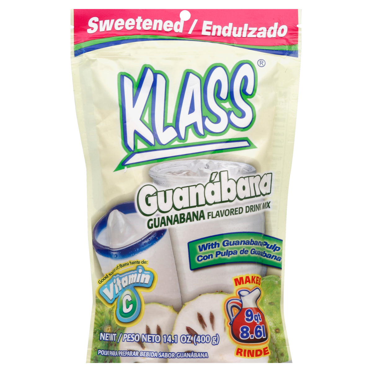 Klass Flavored Drink Mix 14.1 oz - Guabana