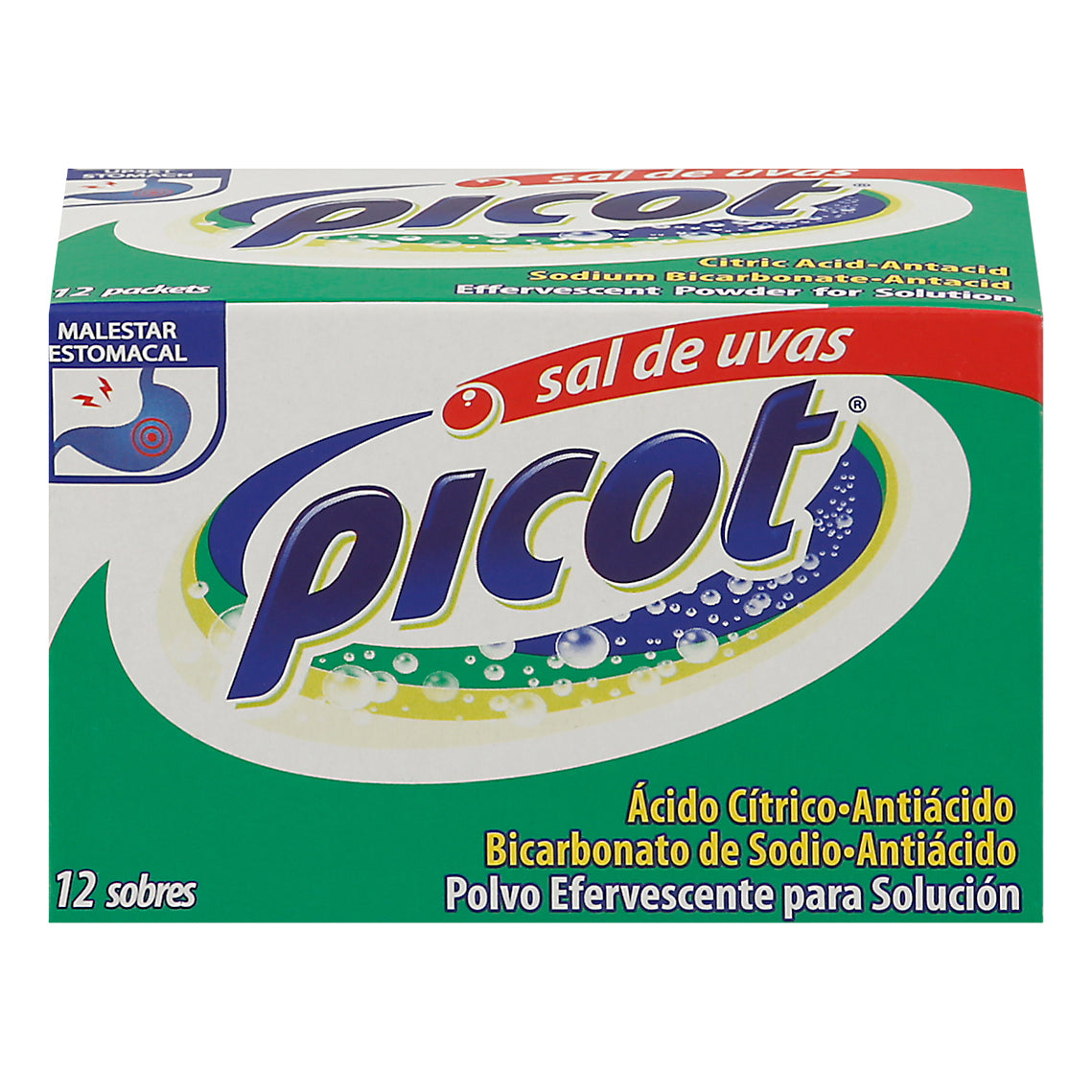 Picot Polvo Efervescente para Solución Antiácido 12 unidades