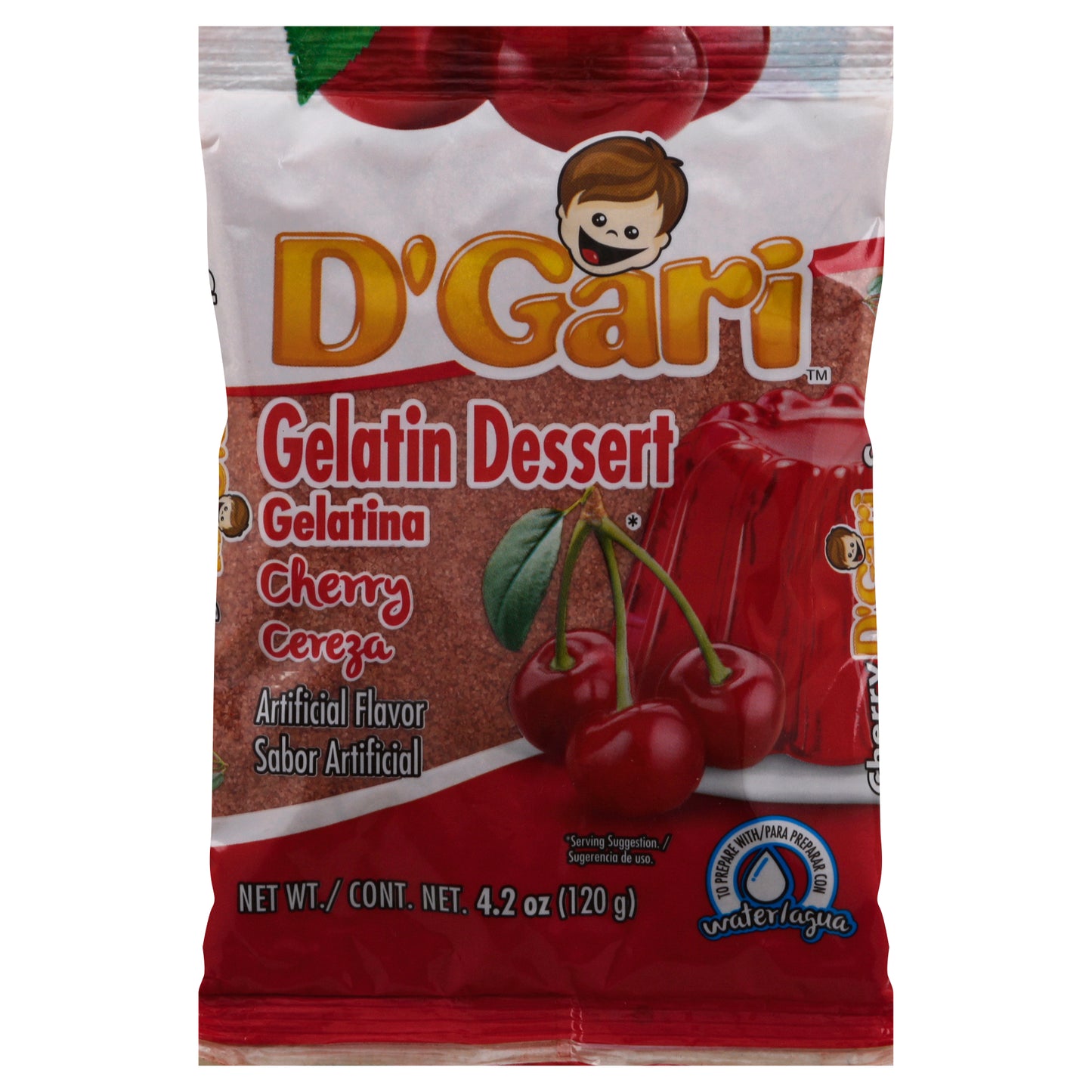 Gelatina de cereza D'Gari, 119 g