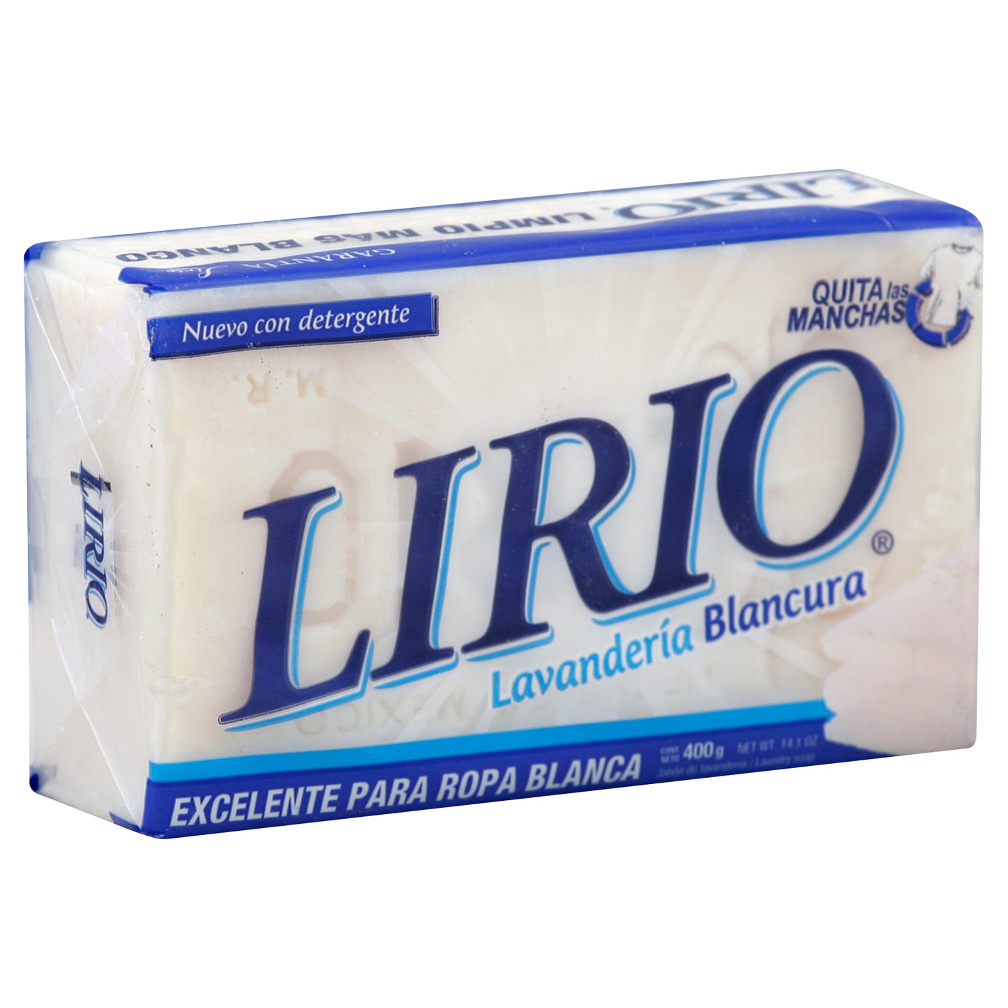 Lirio Jabón para Lavandería Blancura 14.1 oz