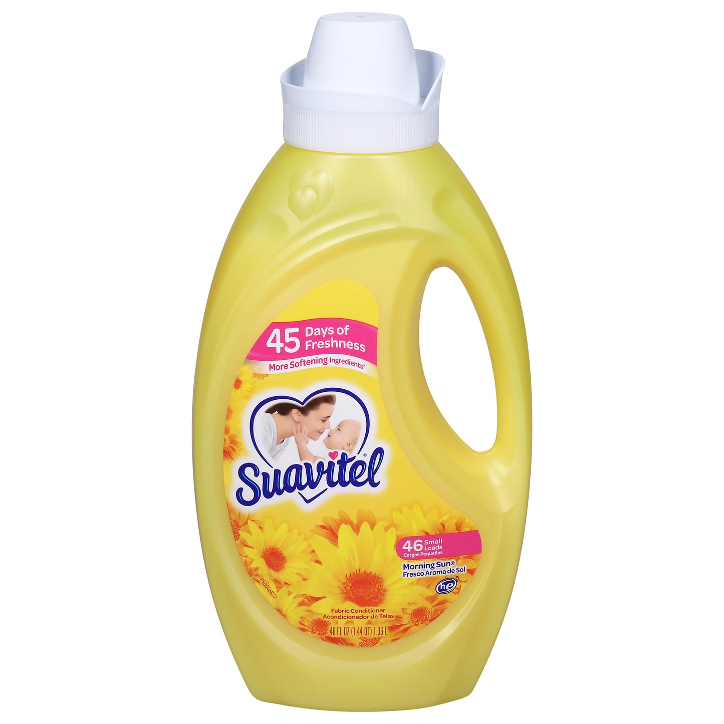Suavizante de telas Suavitel Morning Sun de 46 onzas líquidas