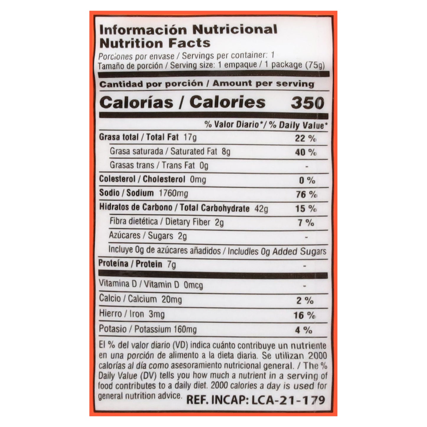 Sopa instantánea de camarones Laky Men con chile picante de 75 g