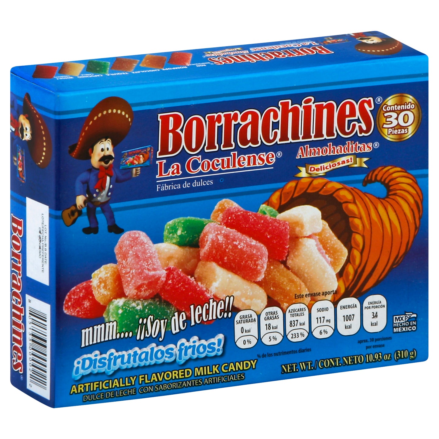 Caramelos de leche Borrachines 30 unidades