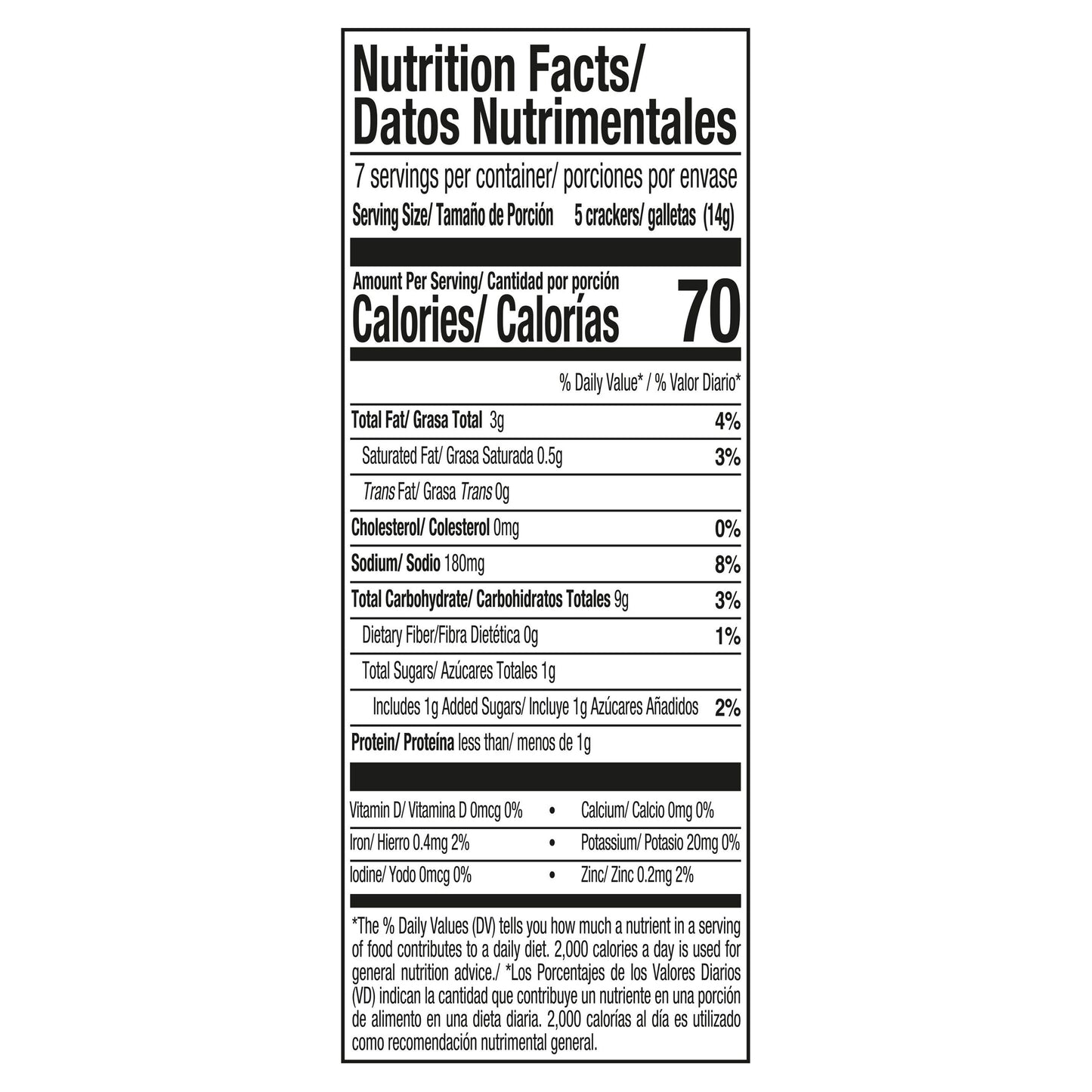 Gamesa Crackets Butter Flavored Crackers Natural And Artificial Flavor 3.4 Oz