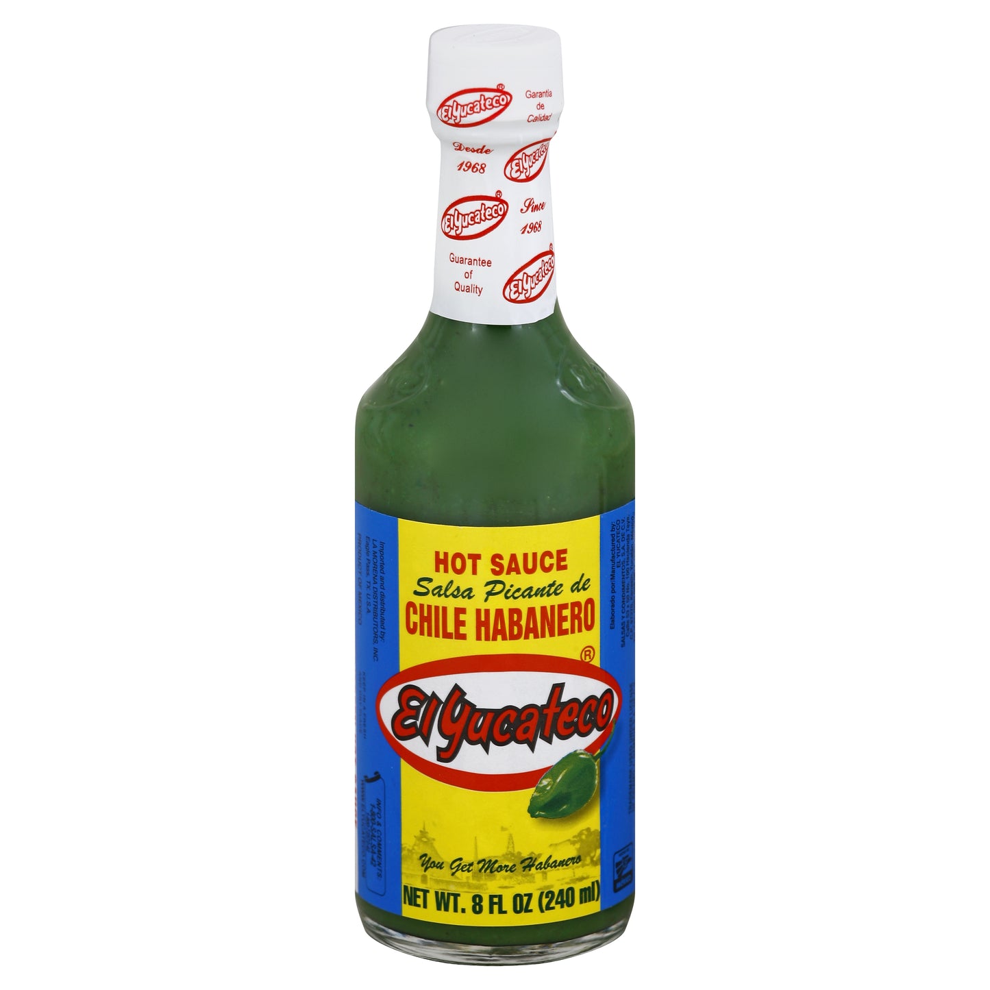 Salsa Picante El Yucateco Jalapeña 8 oz