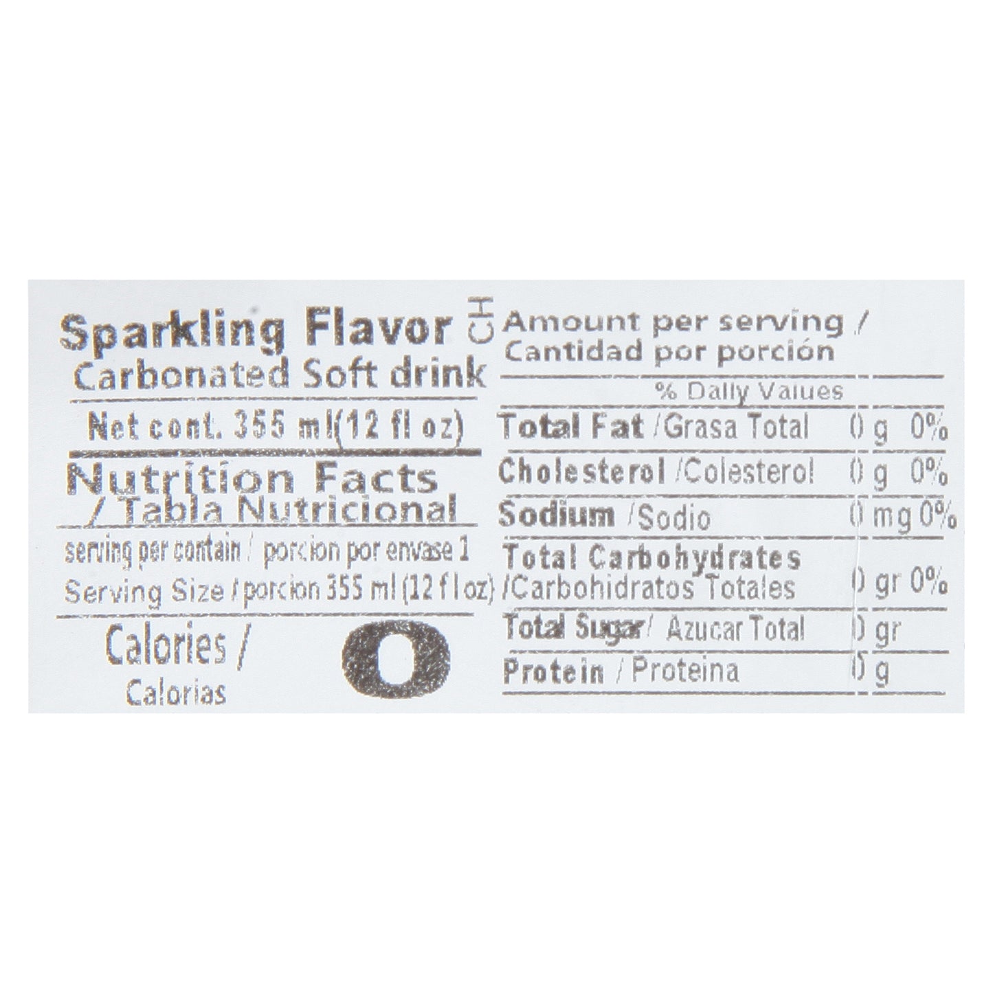 Refresco carbonatado Salutaris Sparkling Flavor 355 ml