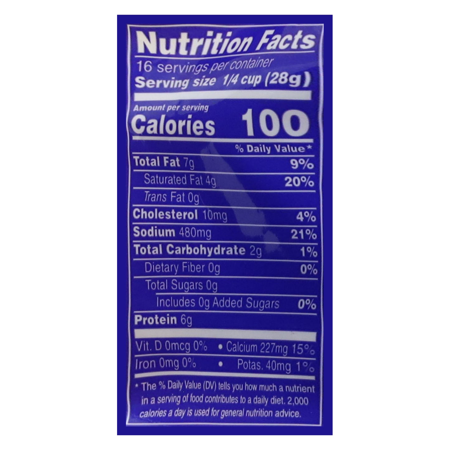 Queso Cotija estilo mexicano para rallar FUD de 454 g (16 oz)