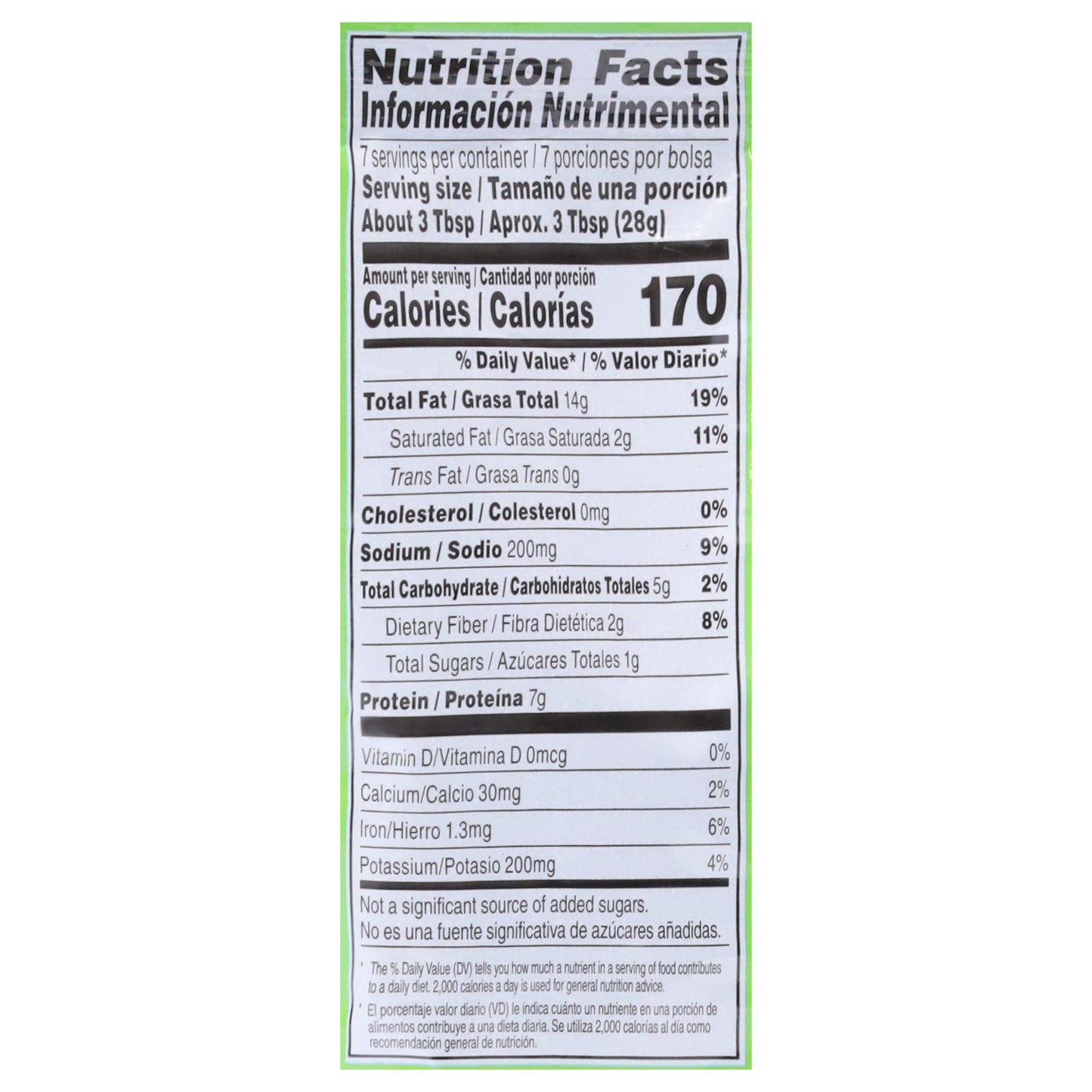 Cacahuetes Sabritas con sabor a sal y lima 7 oz