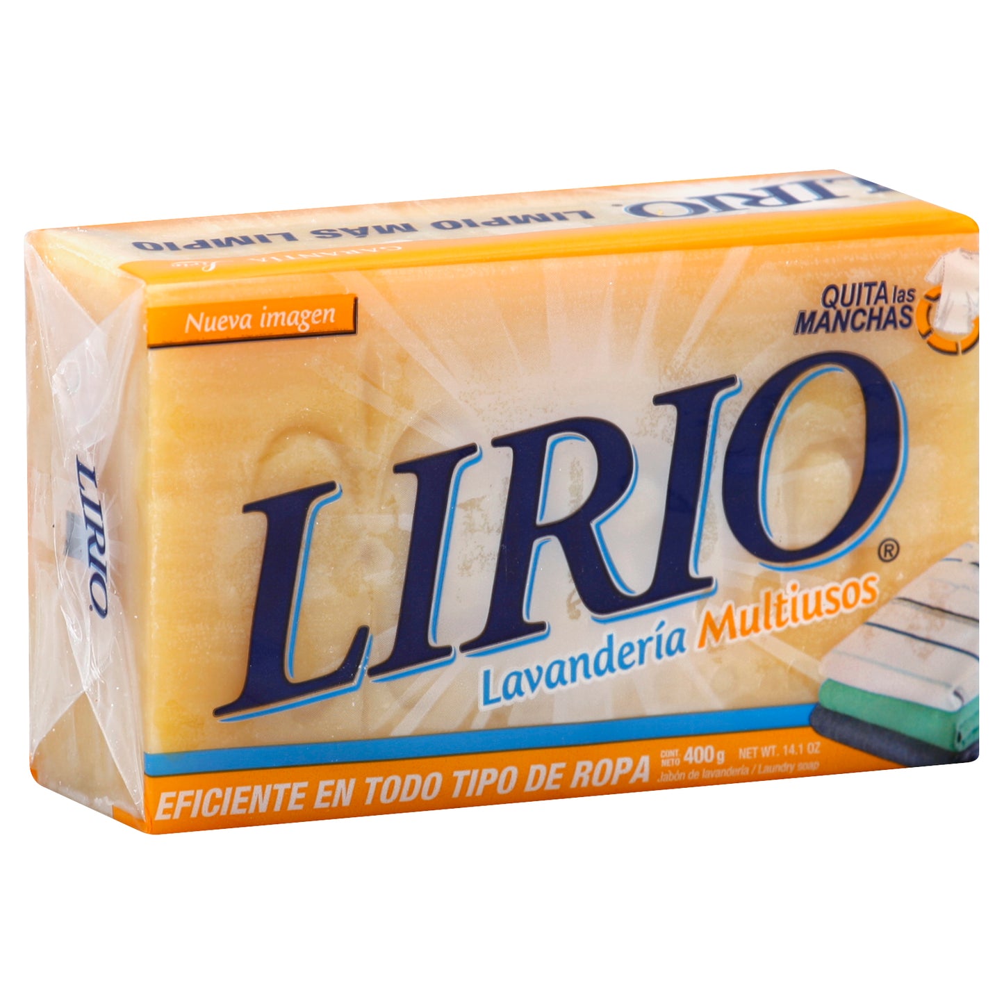 Jabón para ropa Lirio de 400 g