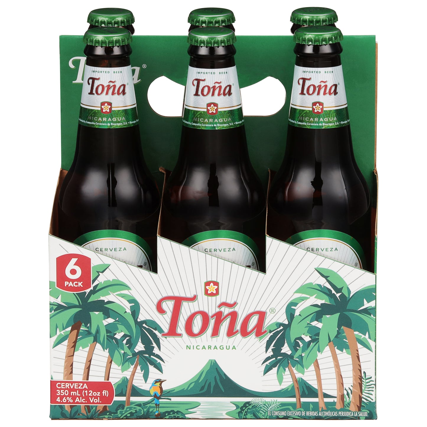 Cerveza Tona, botellas de 6 a 12 onzas líquidas