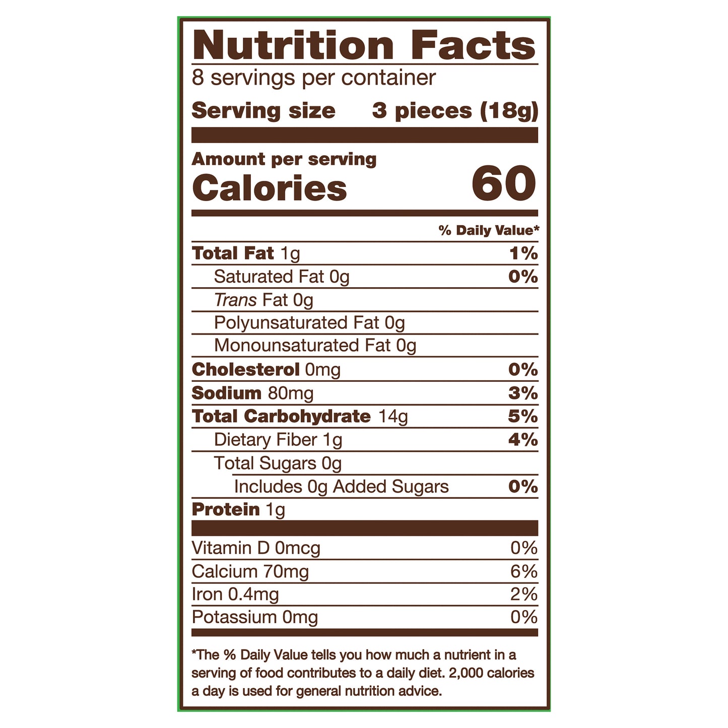 Sanissimo Salmas Oven Baked Salted Corn Crackers 8 - 0.68 oz Packages