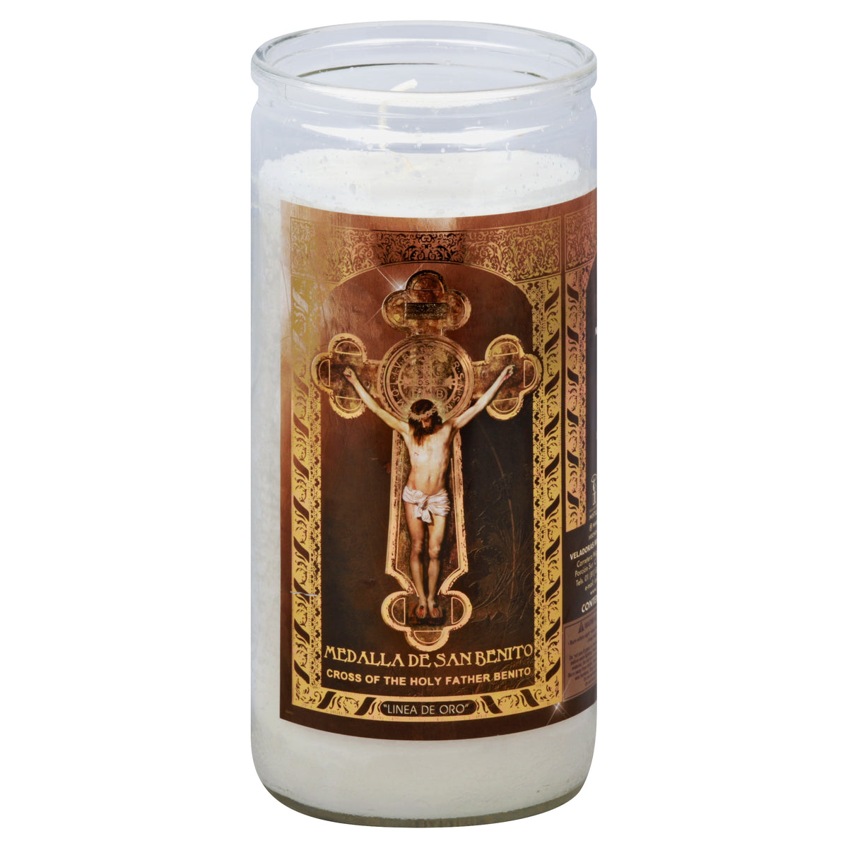 Veladoras Misticas Candle 1 ea - GROSS OF THE HOLY FATHER BENITO