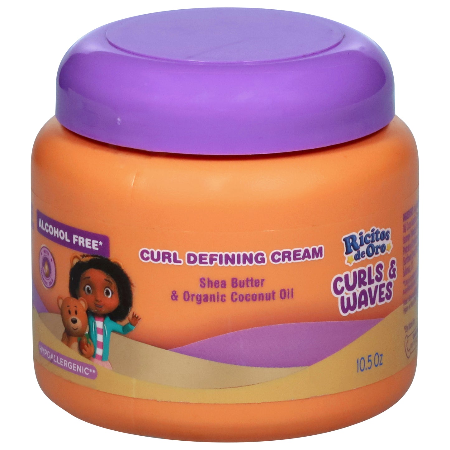 Ricitos de Oro Curls & Waves Crema Definidora de Rizos con Manteca de Karité y Aceite de Coco Orgánico 298 ml