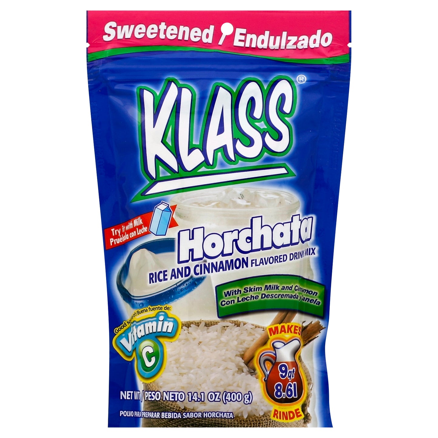Mezcla para bebida de arroz y canela Klass de 14.1 onzas