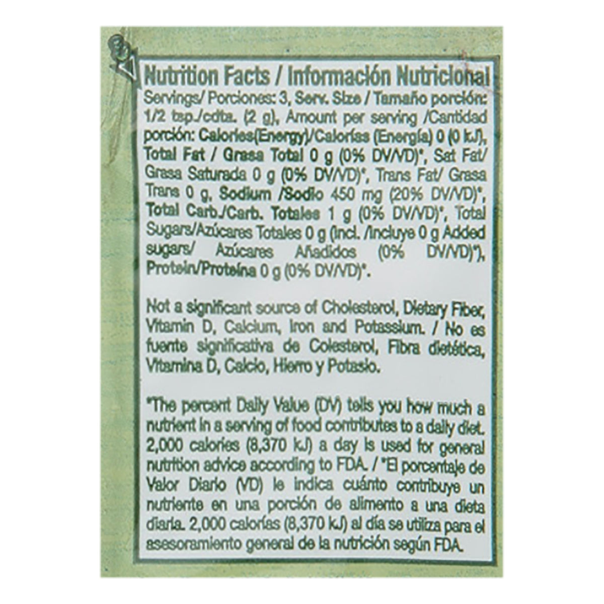 Sal de ajo en polvo Malher, 12 paquetes de 6 g (0,21 oz)