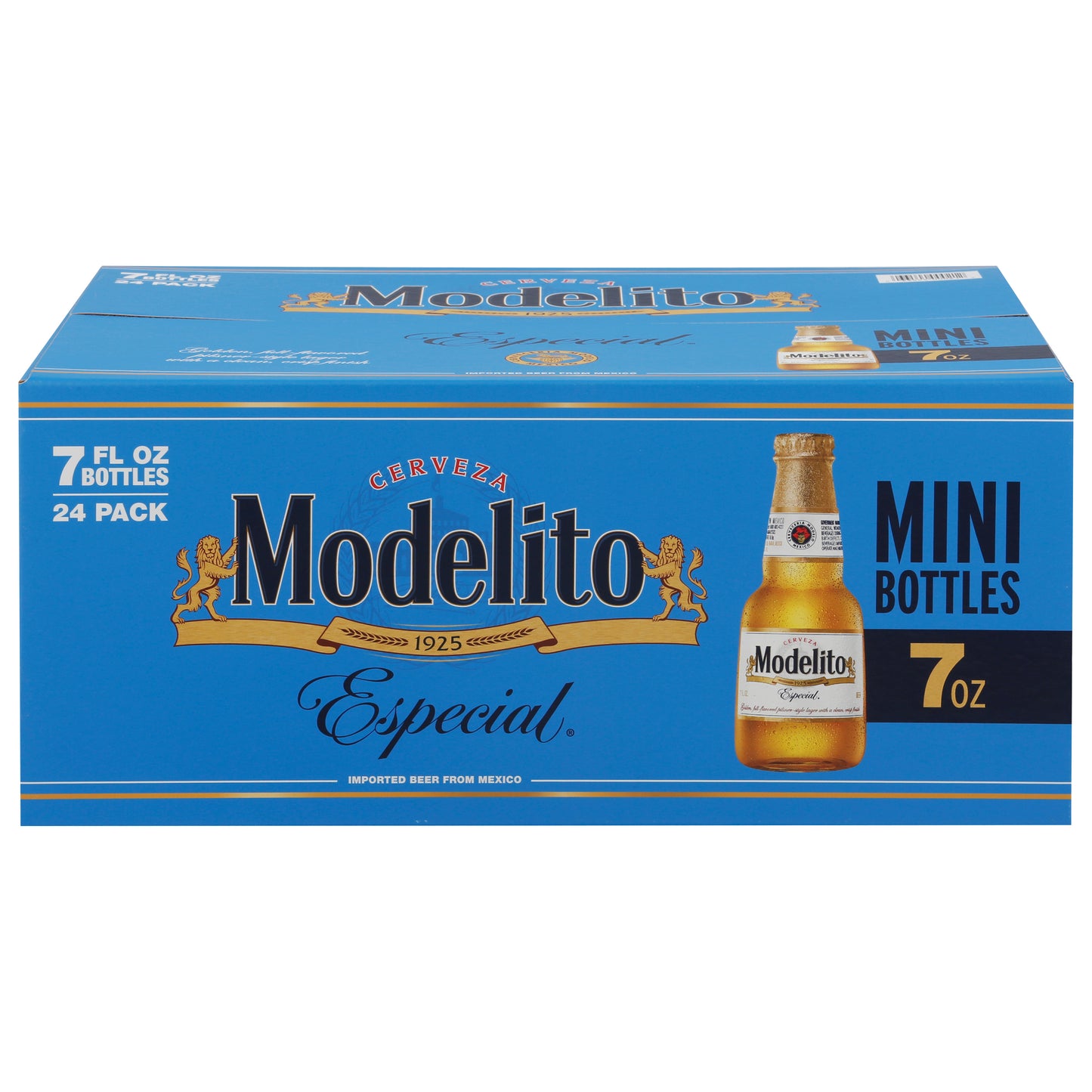 Cerveza Modelito Importada Especial, 24 botellas de 7 onzas líquidas