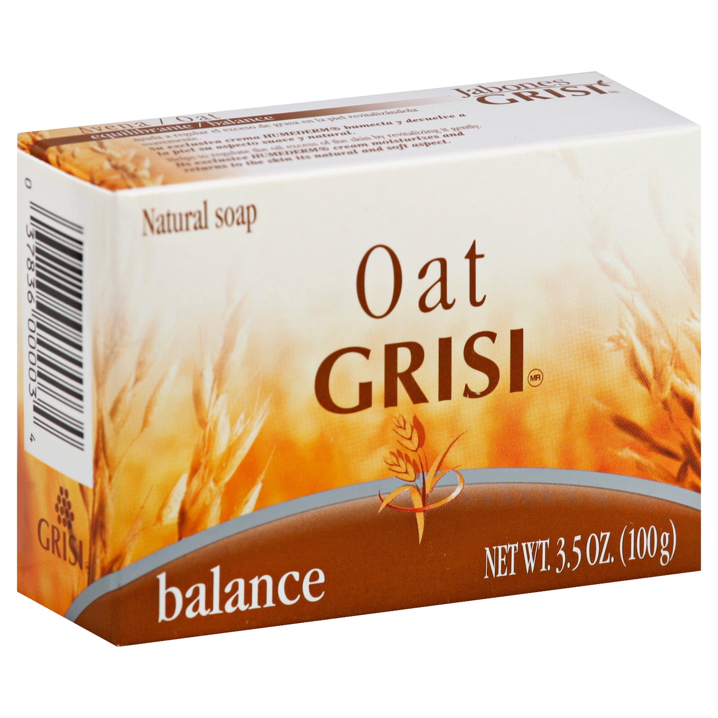 Jabón natural Grisi de 3.5 onzas