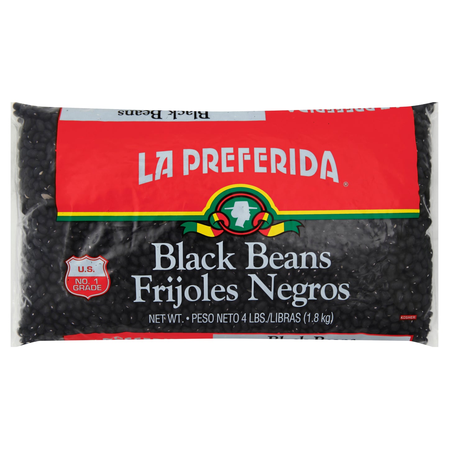 Frijoles negros La Preferida 4 lb