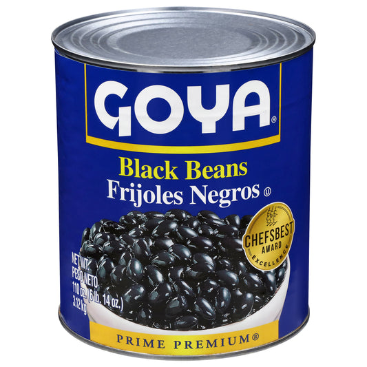 Goya Prime Premium Black Beans 110 oz