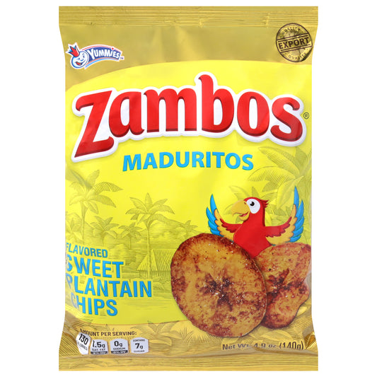 Yummies Zambos Maduritos Sweet Plantain Chips 4.9 oz