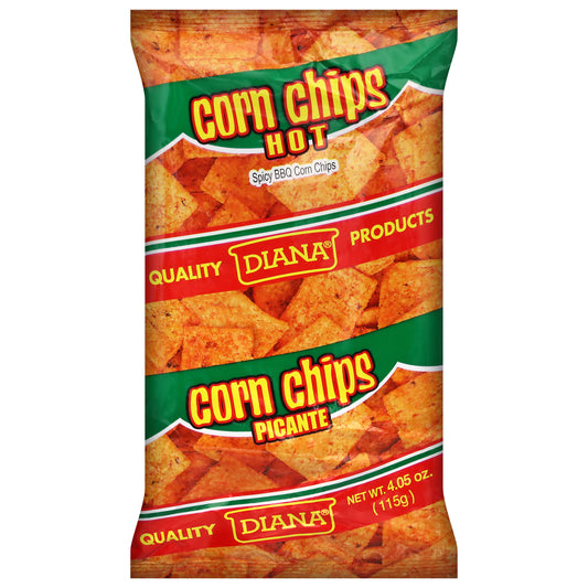 Totopos de maíz picantes Diana 115 g