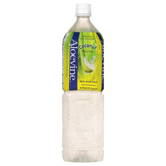 Bebida refrescante de coco y aloe vera Aloevine 50.7 fl oz