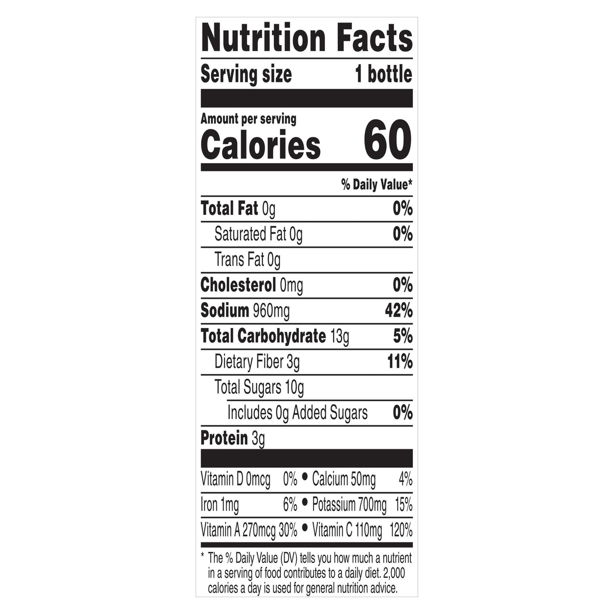 V8 Spicy Hot 100% Vegetable Juice 12 fl oz