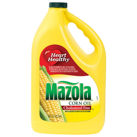 Aceite de maíz Mazola, garrafa de 96 onzas líquidas.