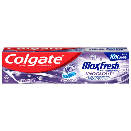 Colgate Max Fresh Knockout 6.3 onzas.