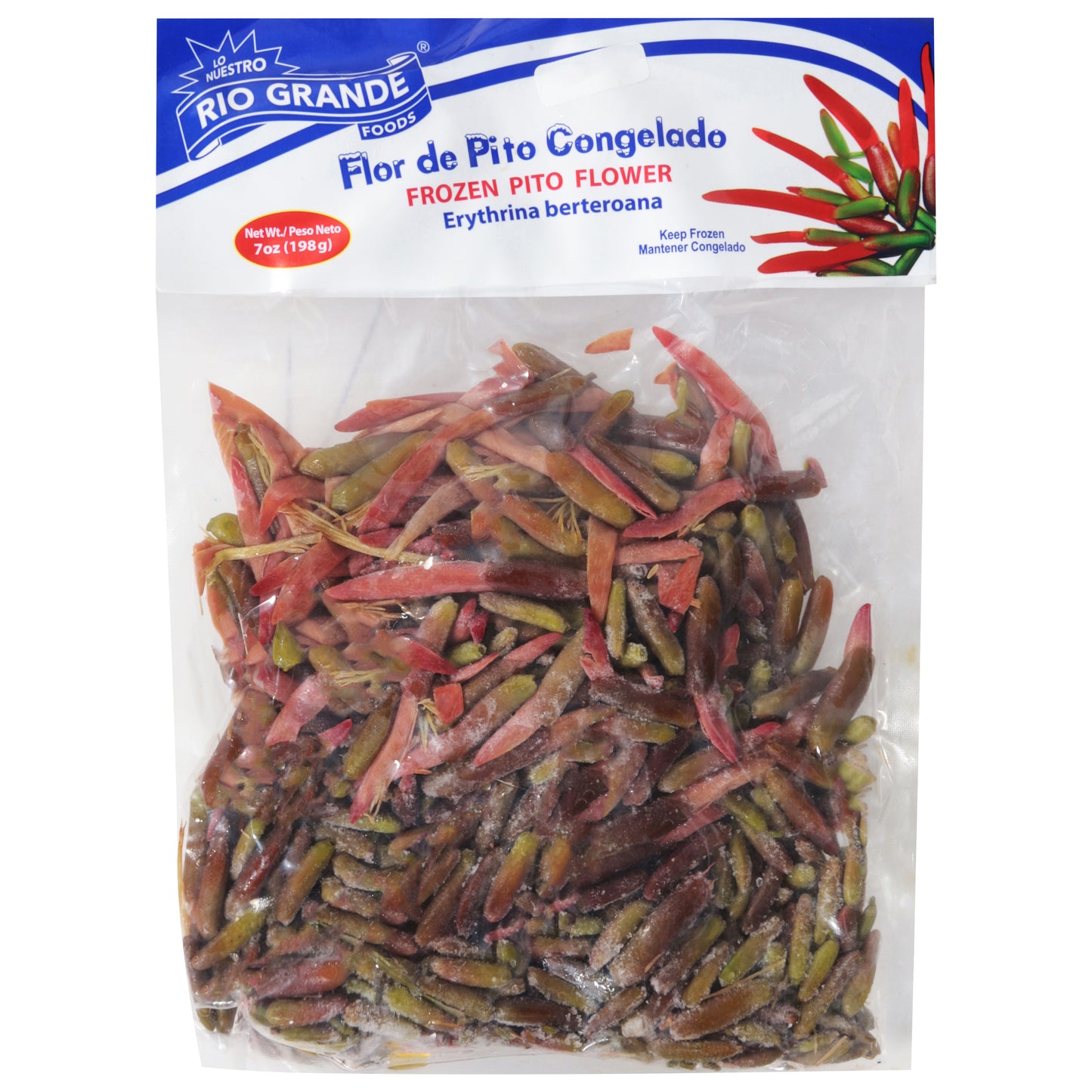 Flor de pito congelada Rio Grande Foods 7 oz