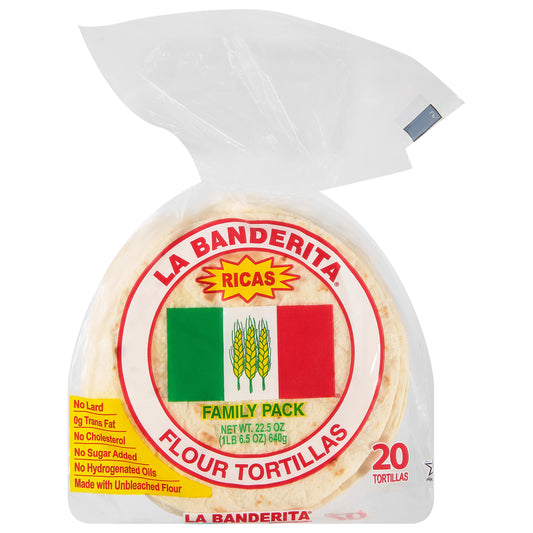 Tortillas de Harina Paquete Familiar La Banderita