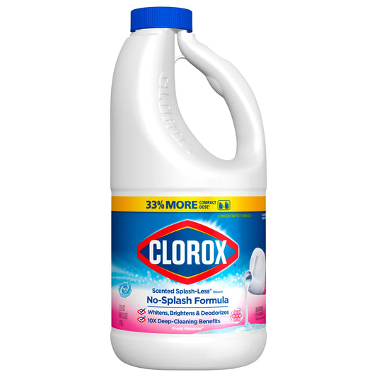 Clorox Lejía Fresca Pradera Fresca Sin Salpicaduras Perfumada, 1,2 litros