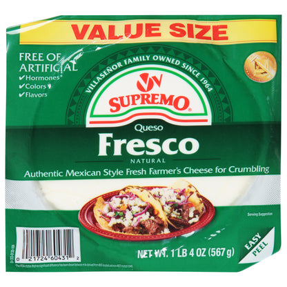 Queso Fresco Supremo, tamaño económico (20 oz)
