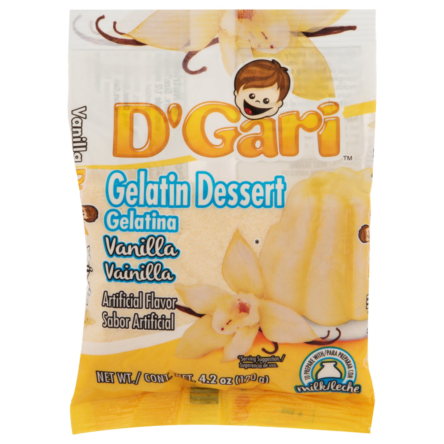 Postre de gelatina de vainilla D'Gari 4.2 oz