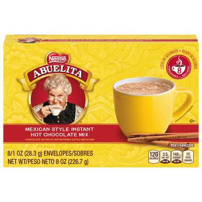 Mezcla instantánea para bebida de chocolate caliente estilo mexicano Abuelita 8 oz.