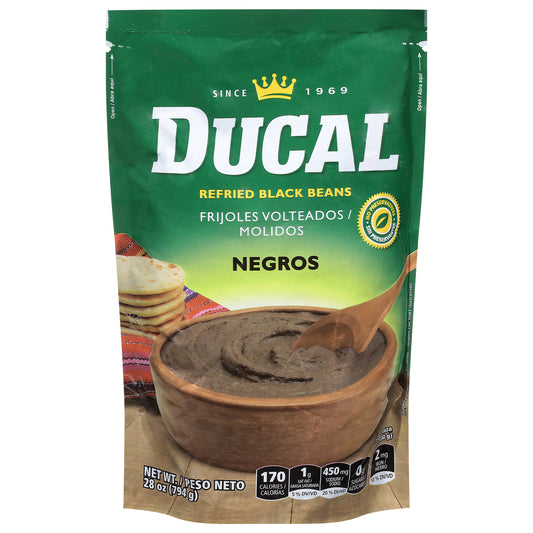 Ducal Refried Black Beans 28 oz