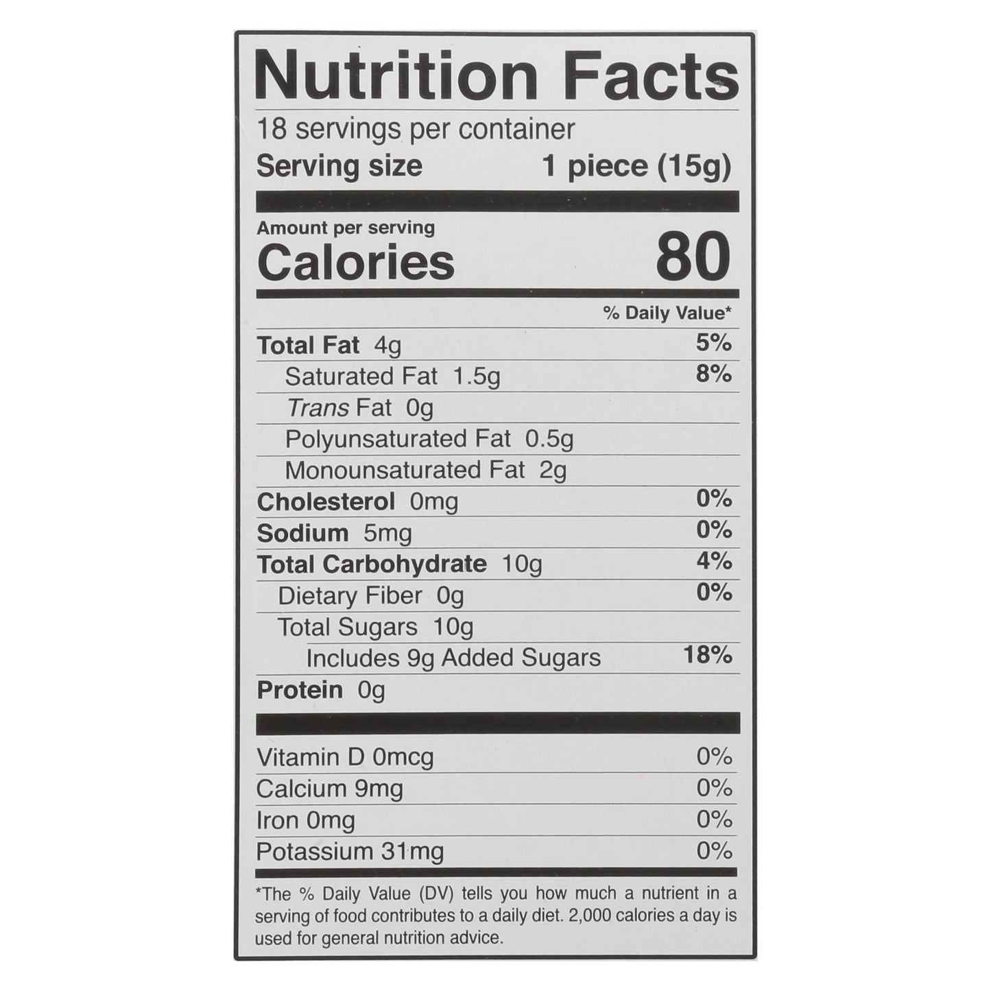 Ricolino Duvalin Caramelos de Avellana y Vainilla, 18 paquetes de 0.52 oz