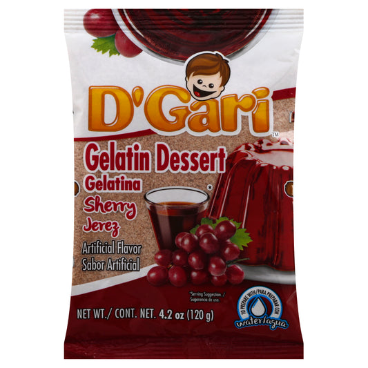 Postre de gelatina D'Gari 120 g - Jerez