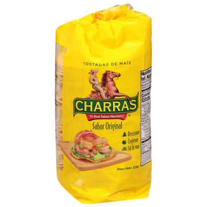 Tostadas de Maíz Sabor Original Charras 11.46 oz