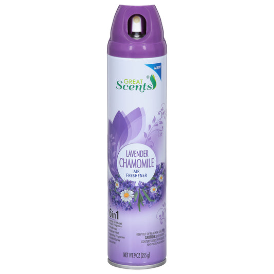 Ambientador Great Scents 6 en 1 de lavanda y manzanilla, 255 ml