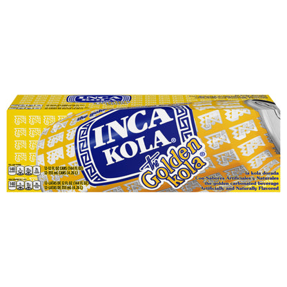 Latas de Inca Kola para refrigerador, 355 ml, paquete de 12