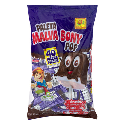 Malvaviscos De Chocolate Recubiertos De La Rosa 40.0 c/u