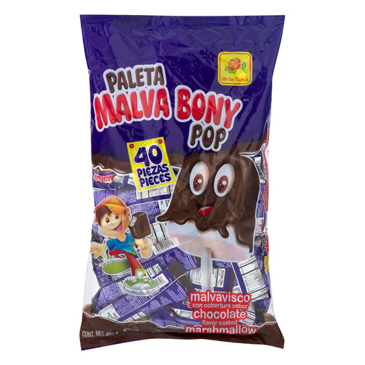 Malvaviscos De Chocolate Recubiertos De La Rosa 40.0 c/u