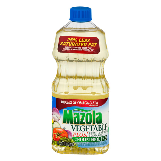Mazola Sin Colesterol Vegetal Plus 40 oz