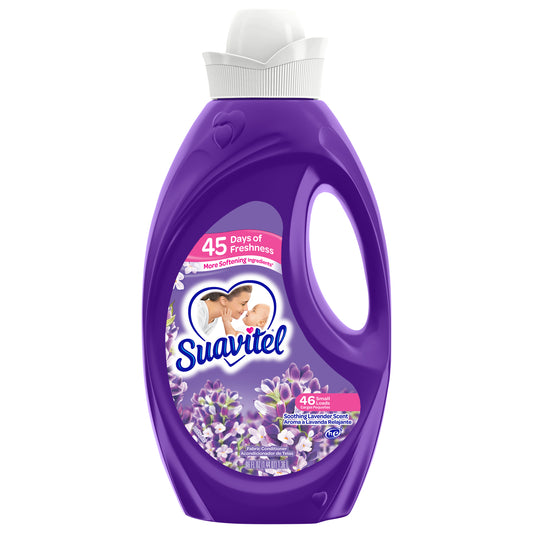 Suavizante de telas Suavitel, Lavanda relajante, 46 oz.