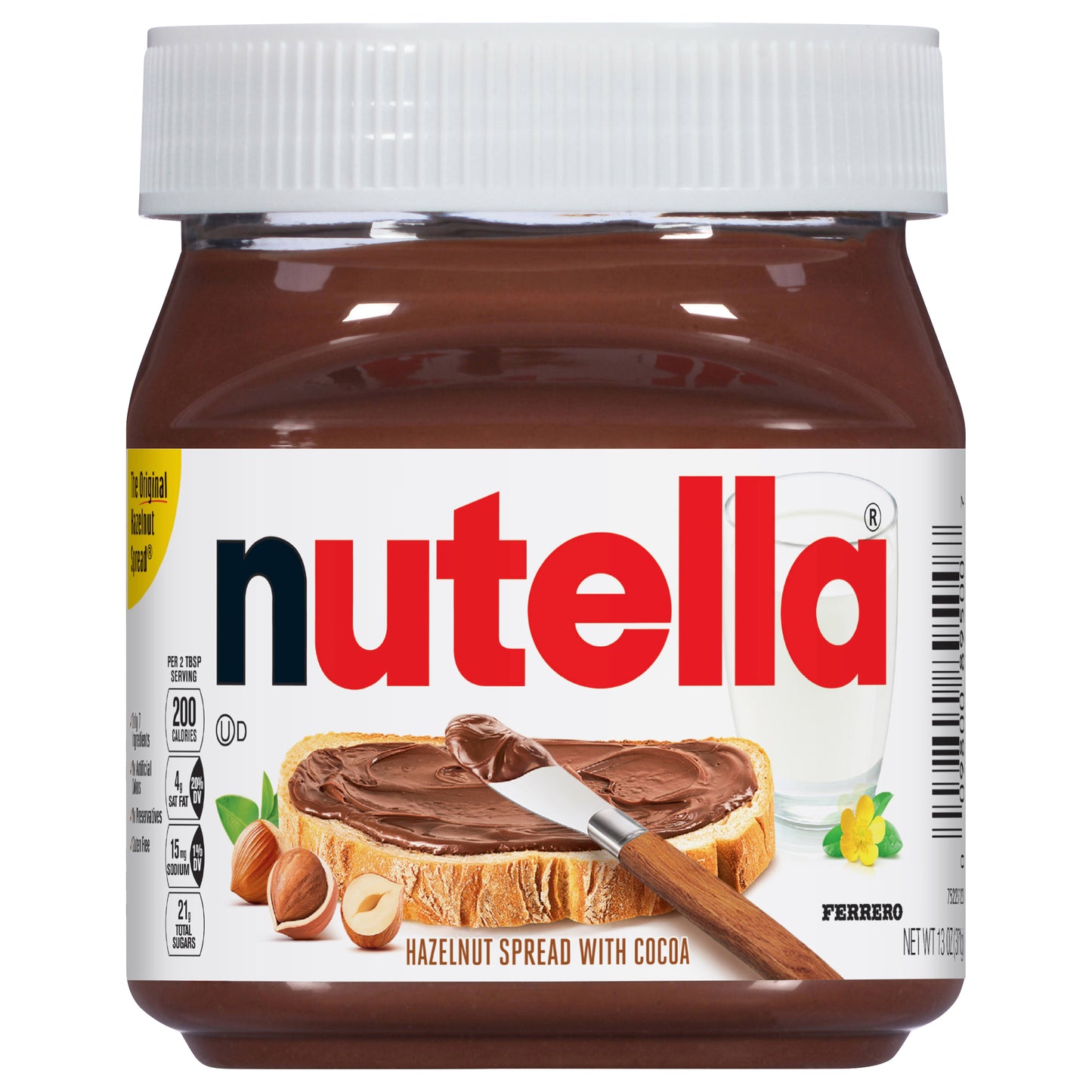 Crema de avellanas Nutella con cacao 369 g