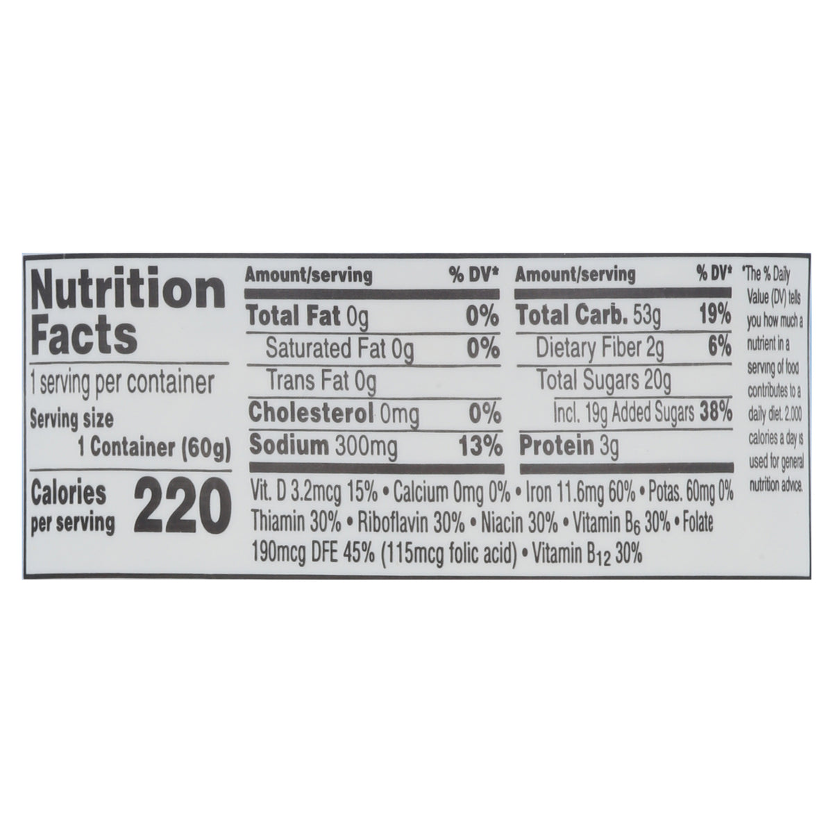 Frosted Flakes Cereal 2.1 oz